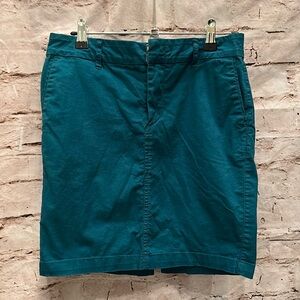 Kut from the Kloth Teal A-Line Skirt